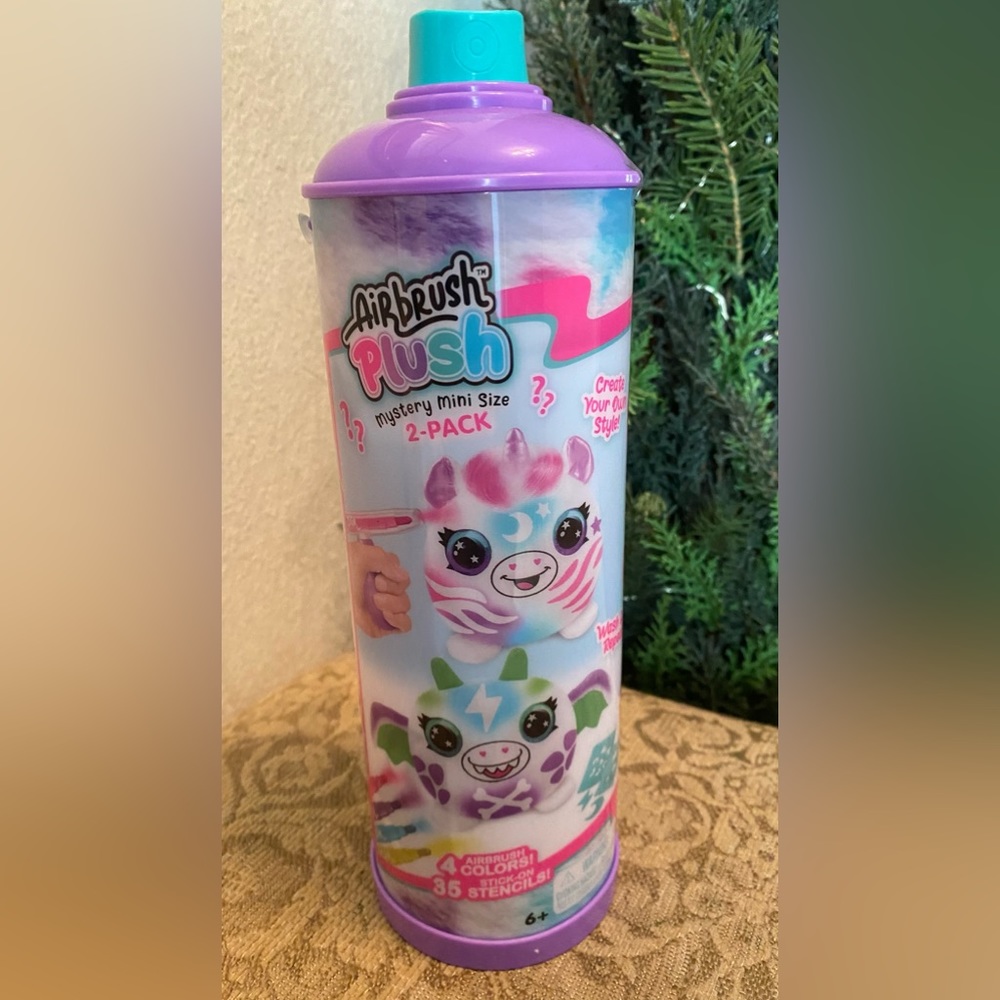 Airbrush Plush Mystery Mini Size 2 Pack NEW